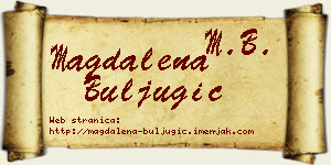 Magdalena Buljugić vizit kartica
